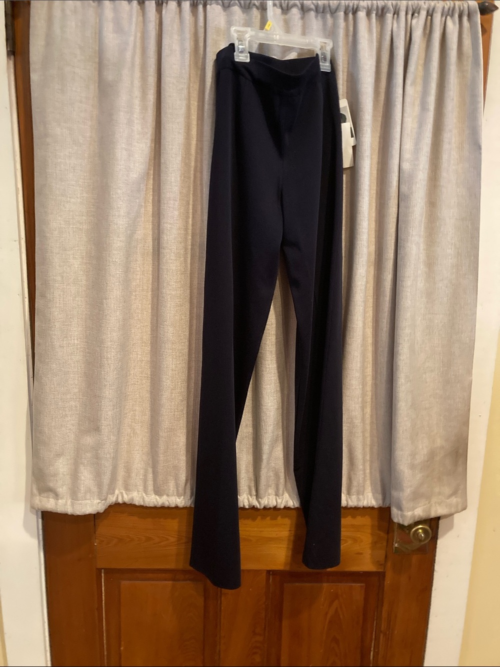 Misook Dark Navy Straight Leg Pants xs nwt